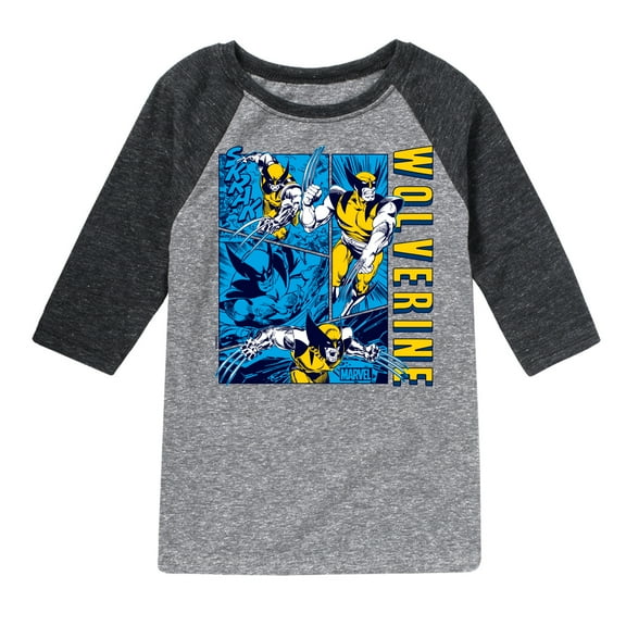 Marvel Wolverine - Comic Book Panels - Toddler and Youth Raglan