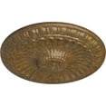 thumbnail image 3 of Ekena Millwork 11 1/4"OD x 1 1/8"P Linus Ceiling Medallion, Hand-Painted Rubbed Bronze, 3 of 6