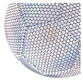 thumbnail image 2 of Pelota SilverRadiant 1 pza #5 Blanco Reflectante Hexágonos Poliuretano VentDepot, 2 of 7