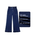 thumbnail image 6 of DOKOTOO Jeans for Women High Waisted Wide Leg Jeans with Ruffle Hem Trendy Stretchy Denim Loose Pants Straight Leg (Plus Sizes Available), 6 of 8