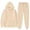 Beige-A#8085bb, variant on Hearthz Fleece Men's Sweatshirt Suit 2 Piece Outfit Long Sleeve Drawstring Flannel Hoodie Jogger Sweatpants Set Athletic Mens Sweatsuits 2 Piece Set Pink XXL
