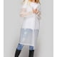 thumbnail image 5 of Chubasquero de EVA transparente para mujer, ponchos impermeables para la lluvia, ropa impermeable larga, impermeable ligero con capucha, para viajes, pesca, senderismo, uso diario, tamaño grande, 5 of 8
