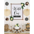 thumbnail image 3 of Fun Express Lightweight Party Luau Bamboo Hand Fan, Off-White, 12 Count, 3 of 5