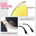 thumbnail image 3 of GQUEEN Gafas de Sol Polarizadas Grandes con Montura de Metal en Forma de Ojo de Gato, 3 of 7