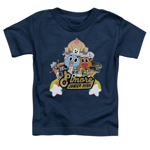 Amazing World Of Gumball - Elmore Junior High - Toddler Short Sleeve Shirt - 4T