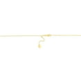 thumbnail image 4 of 14K Yellow Gold 30in 0.9mm Adjustable Diamond-Cut Cable Chain With Lobster Clasp, 4 of 4