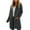 Dark Gray., variant on Akafmk Fall/Winter Women's Wool Coat,Tweed Coat Maxi Wool Overcoat,Solid Color Long Sleeve Office Wool Blazer Streetwear Tweed Jacket