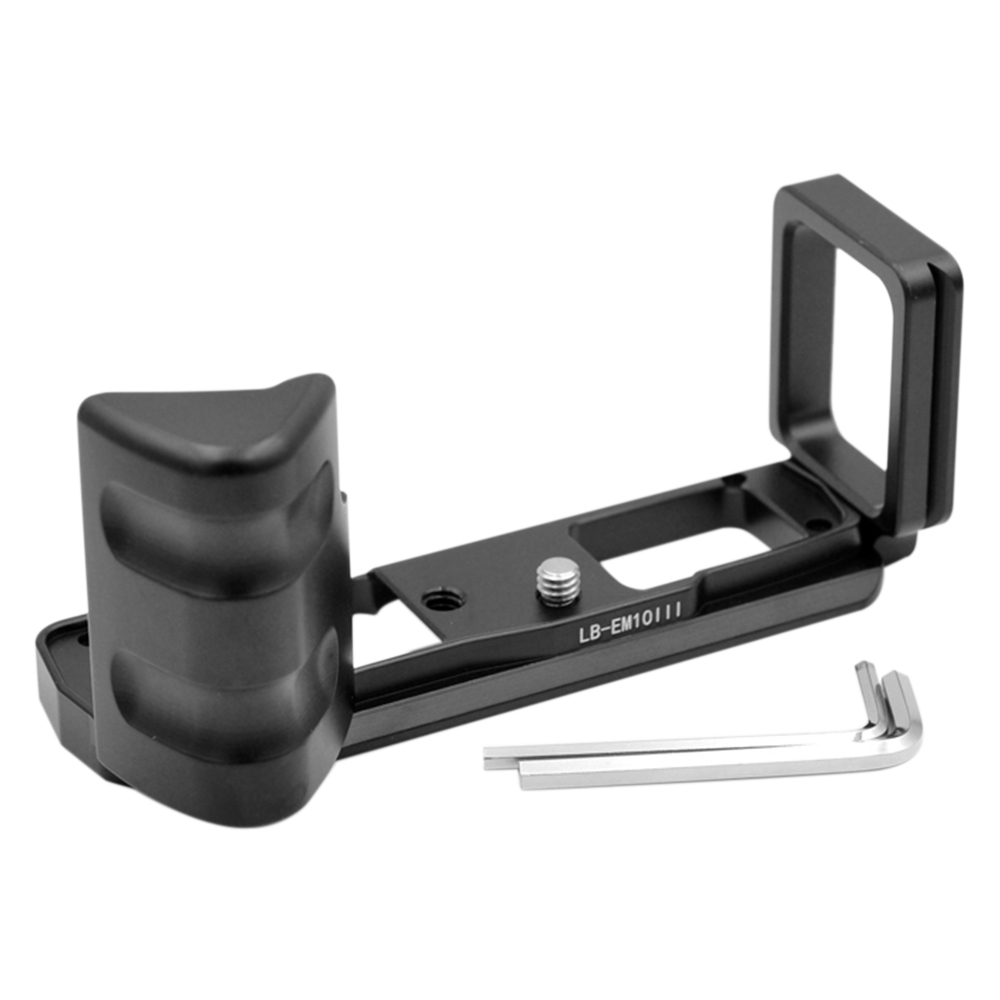 Quick Release L Plate Bracket Camera Grip Base for EM10III Third