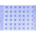 thumbnail image 1 of Ahgly Company Machine Washable Indoor Rectangle Abstract Blue Modern Area Rugs, 2' x 4', 1 of 4