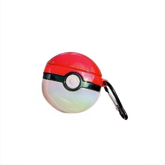 Chrome Plated Poké Ball Case for AirPods Pro, Metallic Protective Cover Fits AirPods Pro 1st & 2nd Generation