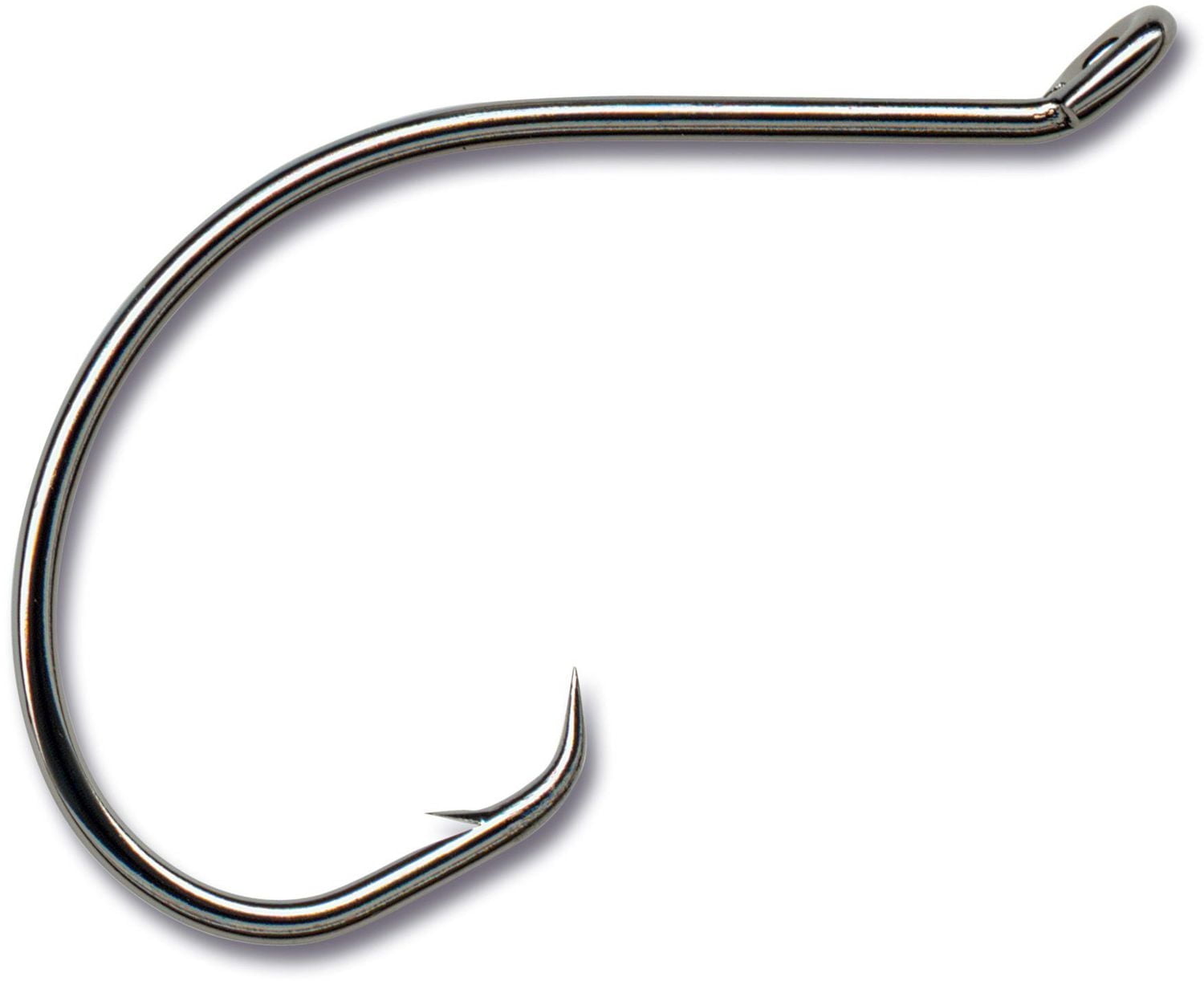 Mustad 39954NP-BN-2/0-10U UltraPoint Demon Perfect Inline Circle Hook, Size 2/0, Needle Point, 1X Fine, Up Eye, Black Nickel, 10 per Pack, Opti angle needle point
