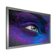 thumbnail image 2 of Designart 'Woman Eye With Dry Paint Dust Pigment On Face' Modern Framed Art Print, 2 of 4