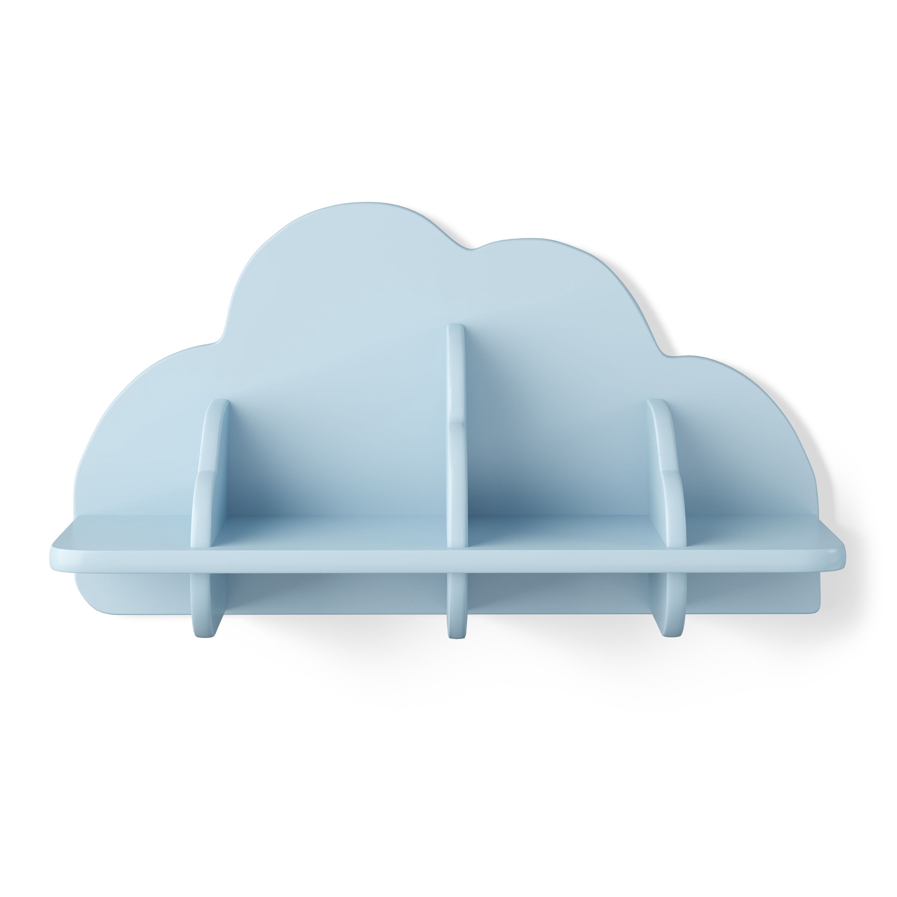 Mainstays Kids Cloud Shaped Decorative Wall Shelf, Light Blue