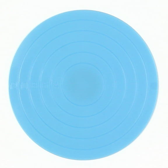 XmhyTop 2-Pack 5.5-Inch Silicone Cookie Decorating Swivel Stand Turntable ,Blue