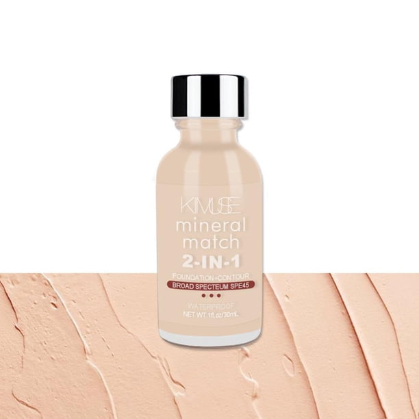 Base De Maquillaje Ligera Larga Duración Natural Para Total Piel Grasa Color claro Colco Base de maquillaje