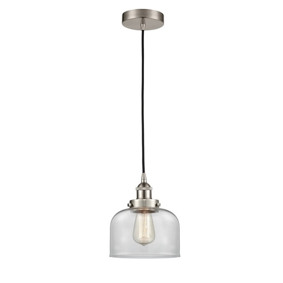 Innovations 616-1PH-SN-G72-LED One Light Mini Pendant from Franklin Restoration collection