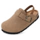 thumbnail image 1 of Sandals ZUSERIS, zuecos de gamuza para niños, plantilla de corcho, color marrón 13-13.5, 1 of 6