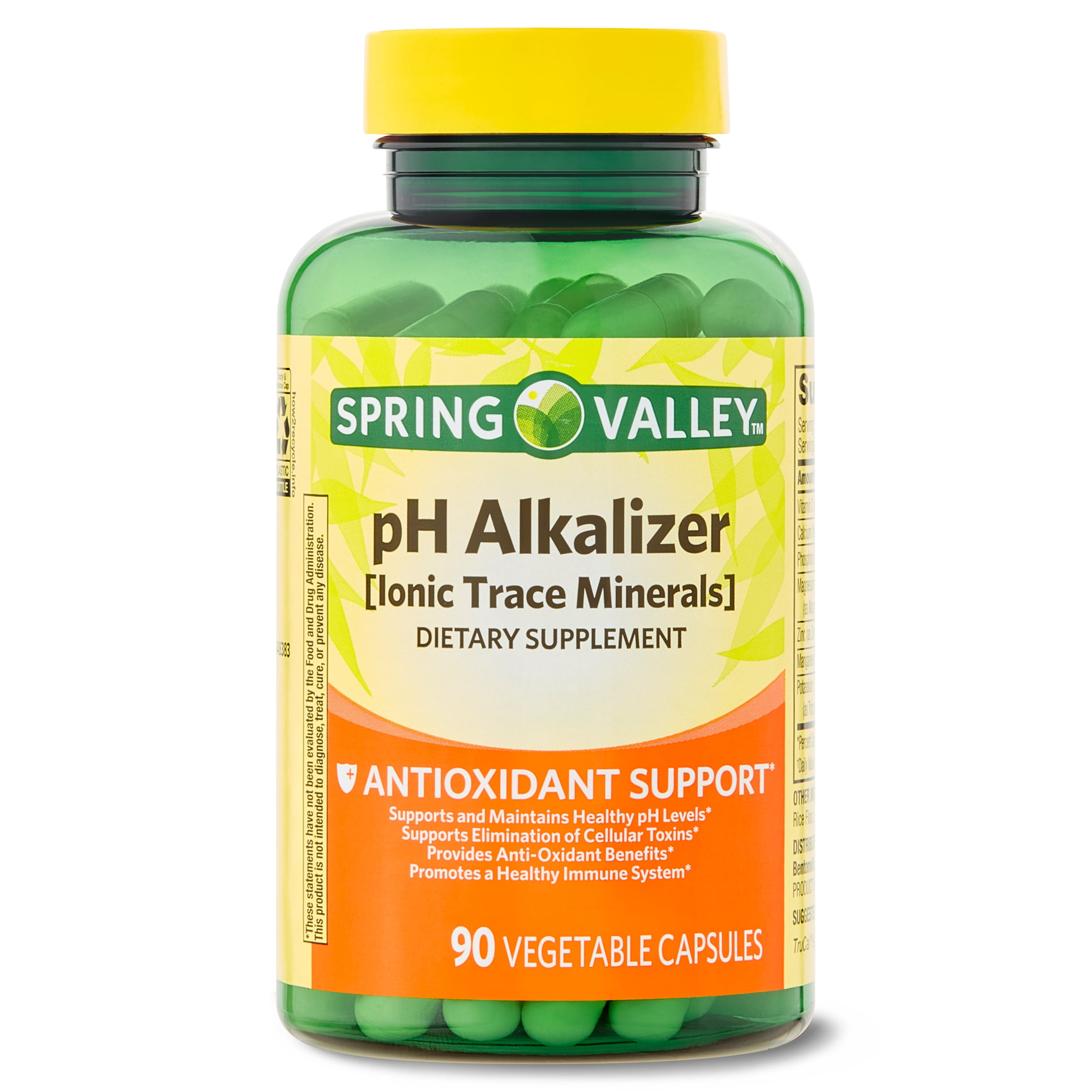 Spring Valley pH Alkalizer [lonic Trace Minerals] Dietary Supplement, 90 count