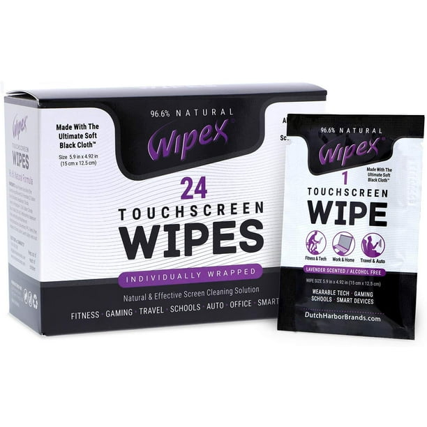 Wipex AlcoholFree Touchscreen Cleaning Wipes for LED, LCD, Fitness