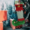 thumbnail image 4 of CSChome Christmas Elf Stocking Large Capacity Adorable Reusable Holiday Decoration Xmas Tree Kids Gift Candy Hanging Pendant Elf Stocking (Christmas), 4 of 7