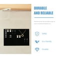 thumbnail image 5 of PAMINGONO 4pcs Jewellery Box Inserts Earring Organizer Black Sponge Scratch Prevention for Storage, 5 of 6