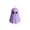 Purple-3pc#122, variant on Cute Ghost Candles Halloween Decor, Mini Soy Wax Candle Set, Adorable Spooky Table Centerpiece, Smokeless Cotton Wick for Party Favors Home Room Decoration