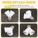 thumbnail image 5 of E27 1 to 2 E27 LED Light Lamp Bulb Adapter Converter Split Splitter Base Socket, 5 of 5