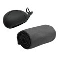 thumbnail image 3 of Toalla de gimnasio, toalla de microfibra para cuello y cara, suave y fresca, ideal para fitness, baloncesto, senderismo, jogging y actividades al aire Gris, 3 of 8