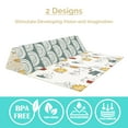 thumbnail image 6 of JumpOff Jo Large Foldable Kids Foam Play Mat, Padded Baby Floor Mat, 70 x 59 in - Rainbow Dog Days, 6 of 9