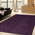 thumbnail image 3 of Ambiant Galaxy Way Solid Color Area Rugs Purple - 5' x 7' Oval, 3 of 4