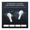 thumbnail image 2 of M6 Translator Earbuds,144 Languages,Bidirectional Real-Time Translator Device ,HD Picture Translation, 2 of 6
