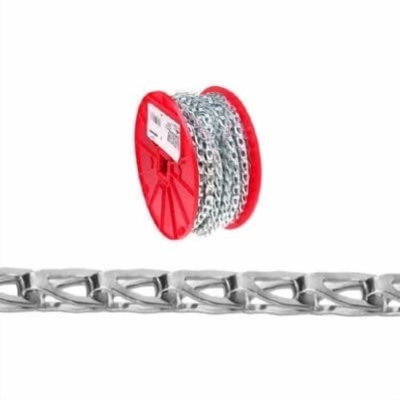 Campbell Tool Chain Sash #35 Zinc Plated 100' Per Roll — Residential Use, Standard Application