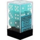 thumbnail image 1 of Juego de dados Chessex CHX27605 Frosted 12D6, color verde azulado y blanco, 1 of 1