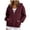 Wine, variant on vigerkar Women's Half Zip Pullover Fleece Hoodie Oversized and Lightweight Long Sleeve Casual Sweatshirt with Cozy Hood (Pink, S)