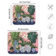 thumbnail image 4 of Yayeee Dish Drying Mat for Kitchen Counter 18"x24" Microfiber Absorbent Pad, Floral Vase, 4 of 7