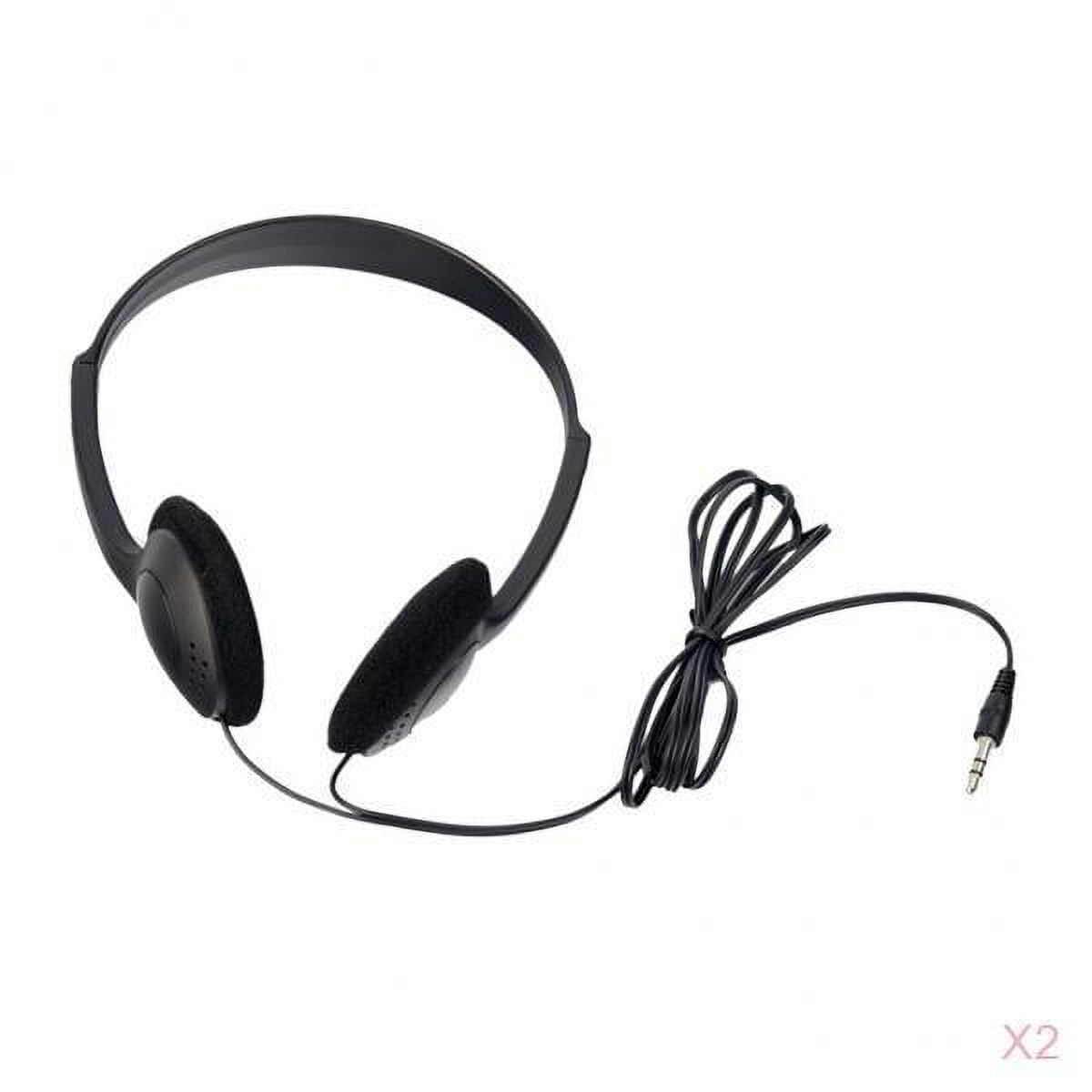 Miulika 2pcs 3.5mm Stereo Headphone Earphone Phone MP3 Players