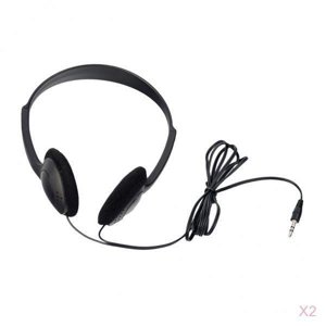 Miulika 2pcs 3.5mm Stereo Headphone Earphone Phone MP3 Players