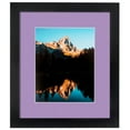 thumbnail image 2 of ArtToFrames 20x20 Matted Picture Frame with 16x16 Single Mat Photo Opening Framed in 1.25 Satin Black and 2 Lavender Mist Mat (FWM-3926-20x20), 2 of 8