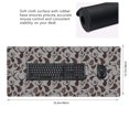 thumbnail image 2 of Hirioo Brown Moose with Pinecones for Mouse Pad ,Anti-Slip Base, Durable Stitched Edges, Perfect for Gaming, Office, and Home Use,16x35.5in, 2 of 9