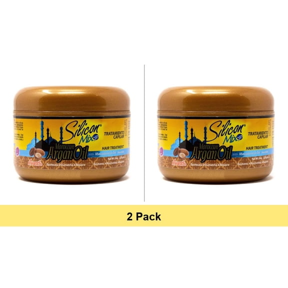 Silicon Mix Moroccan Argan Oil Hair Treatment, 8 oz. - 2 Pack