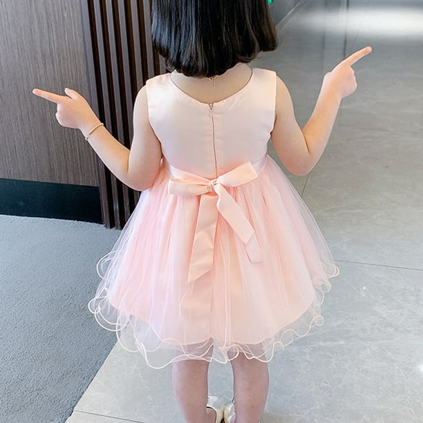 Big Kid Girl Dress Straight Dress Girls Embroidered Dress New Summer Dress Little Girl Baby Summer Children s Dress Girls Clothes Pink 6 7 Years Walmart