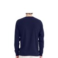 thumbnail image 4 of Hanes Essential Long Sleeve T-Shirt, Men's Crewneck Classic Fit Tee, Navy M, 4 of 5