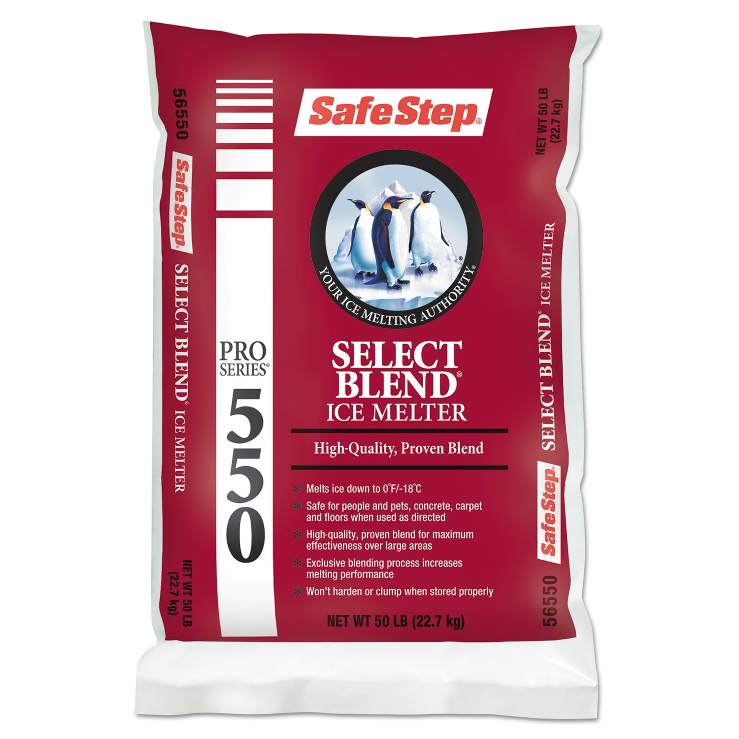Safe Step Pro Select Ice Melt, 50lb Bag, 49/Carton 746486