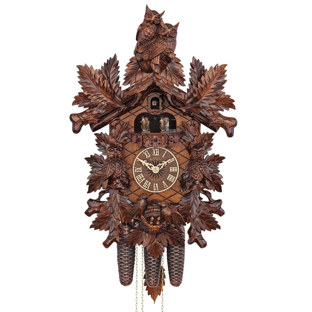HerrZeit by Adolf Herr Cuckoo Clock - Owl family (handshingled)