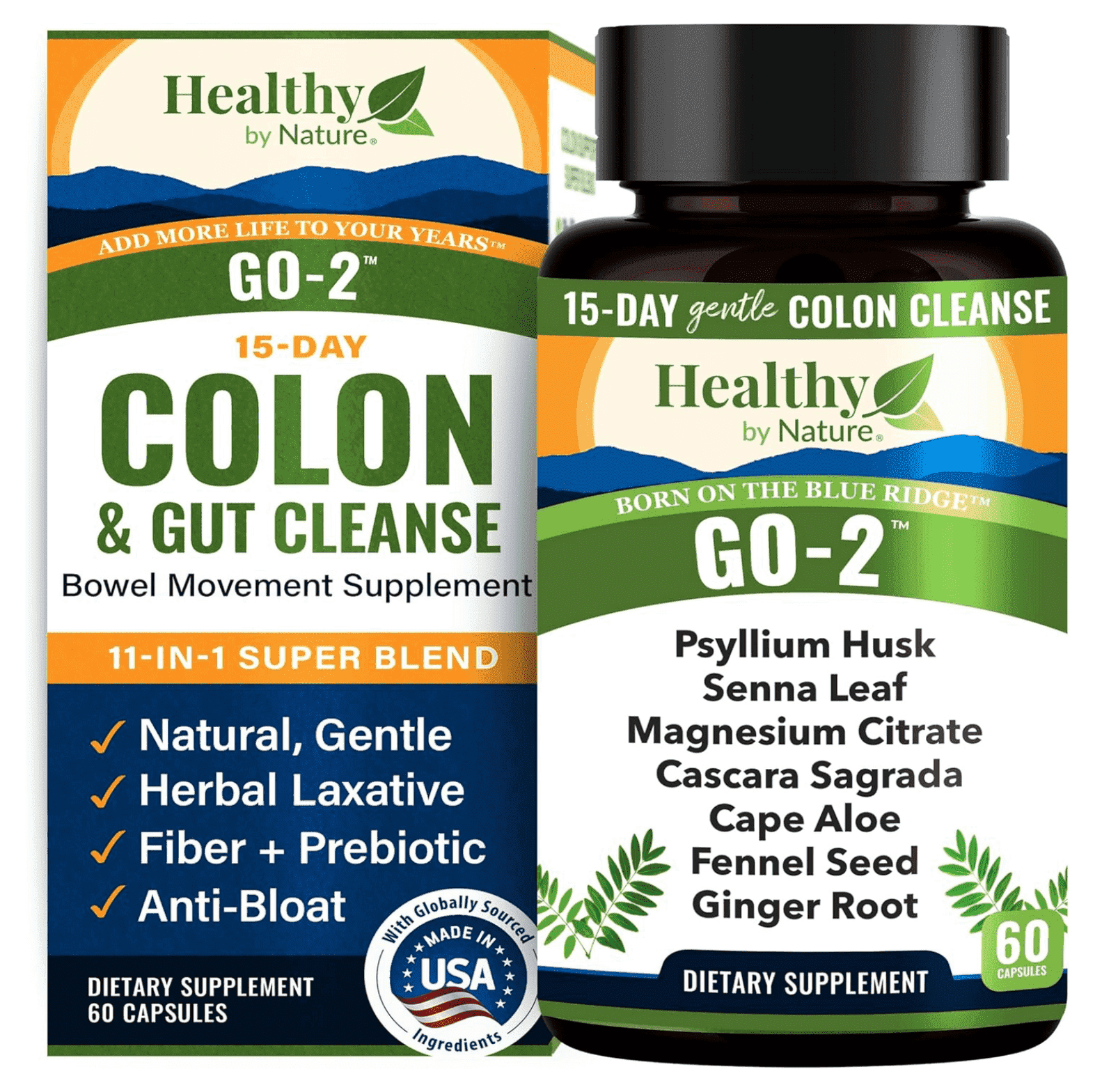Natural Balance Colon Clenz Herbal Colon Cleanse Detox Supplement