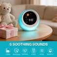 thumbnail image 4 of Sun & Moon Rise Kids Alarm Clock, Children's Sleep Trainer ,Sleep Sound Machine, Wake Up Light & Night Light ,Teach Kids Day & Night, 4 of 10