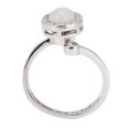 thumbnail image 3 of Anxiety Relief Ring Zircon Fashion Adjustable Silver Plating Open Spinner Fidget Rings for Men Women, 3 of 5