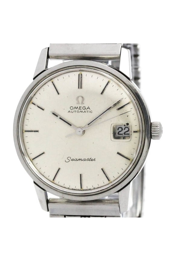 Pre-Owned OMEGA Seamaster Cal.565 Steel Automatic Mens Watch 166.037 Vintage