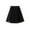 Black, variant on qolati Women's Mesh Mini Skirts Elastic High Waist Layered Tulle A-Line Skirt Cute Pleated Flowy Wedding Party Skating Skirt