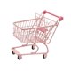 thumbnail image 4 of Mini carrito de compras de juguete, carrito de supermercado utilitario, carrito de mano para niñas Rosa, 4 of 9